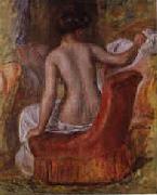 Pierre Renoir Nude in an Armchair oil on canvas